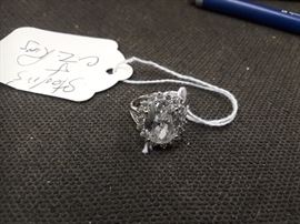 Sterling CZ ring