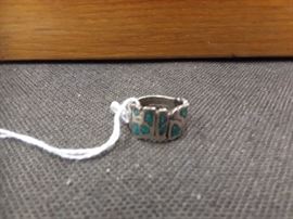 Sterling and turquoise ring