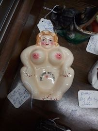 Vintage Bib Boob Ashtray 