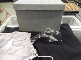 Steuben Glass Dolphin 