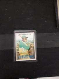 Vintage KC A's Card 