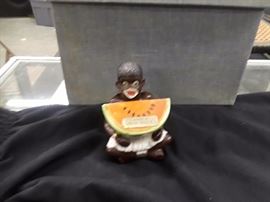 Vintage Black Americana Salt and Pepper Nodder 