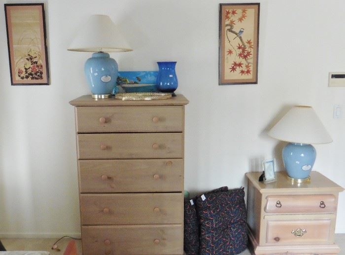 Chest of drawers, nightstand, decorative