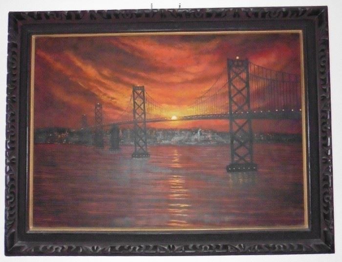Oil painting. San Francisco?