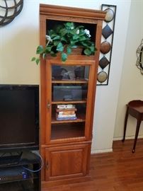 Pair of bookcases / entertainment shelves 