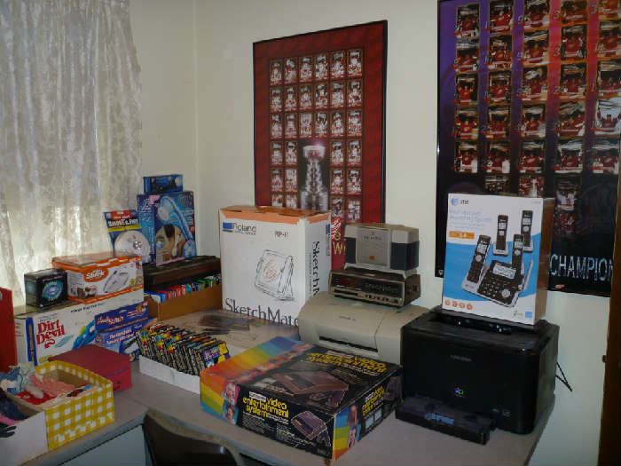 BOXED ITEMS, VINTAGE VIDEO GAME SYSTEMS, PRINTER