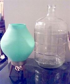 Mid century lamp...SOLd, large glass jug