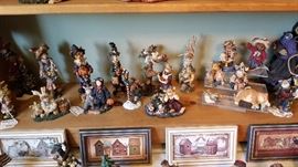 Boyd's Bears and Friends. some with boxes.