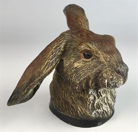 Austrian Rabbit Head Inkwell C.1880