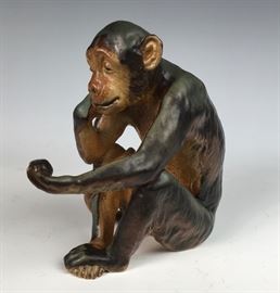 Porcelain Monkey by Bing & Grondahl