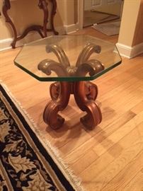 glass table
