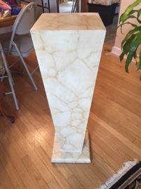 faux marble pedestal