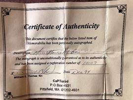 Mickey Mantle Signed Baseball With COA