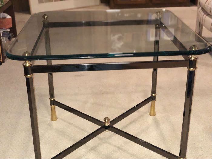 Chrome & Glass End Table - $125 firm