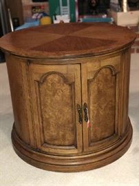 Price $150 firm -Solid wood  End Table - doors opens up for storage area 