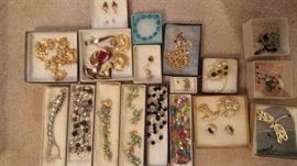 costume jewelry - St John's, Swarovski, and many more