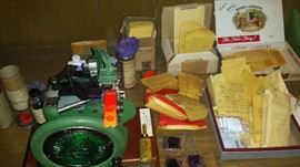 Monarch Junior Model J Marking Machine - circa late 1940's includes metal dies (over 1,000 dies) $450 - (Monarch is now Pitney Bowes and blank labels are still available at Staples and other stores) $200 worth of labels included