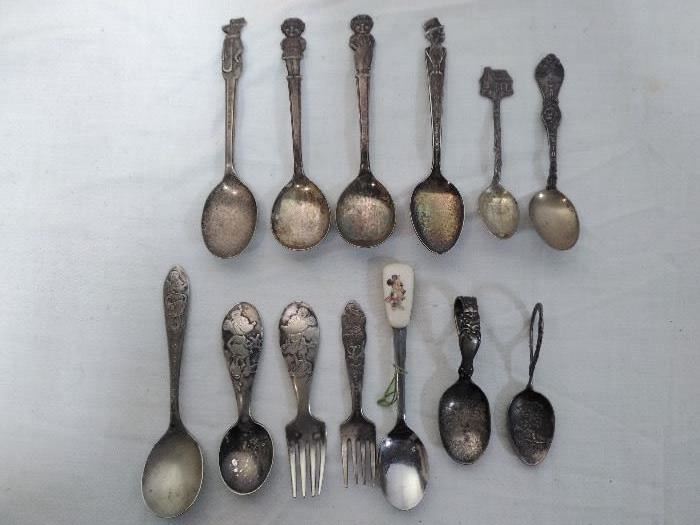 13 Misc. Detailed Spoon & Forks  https://www.ctbids.com/#!/description/share/5903
