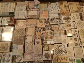 Hero Art Rubber Stamps. Mostly New.