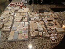 Rubber Stamps. Sayings. Summer. 4-sided blocks.