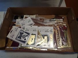 Brass Stencils 1.00 - 3.00 each. 