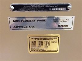 100 yr old safe with working combination lock.