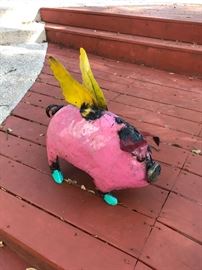 Recycled flying pig @ $22