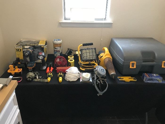 various tools.