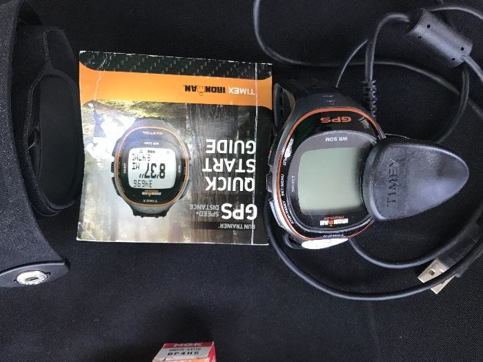 Timex Full-Size T5K575 Ironman Run Trainer GPS HRM Watch @ $200 (new $492)