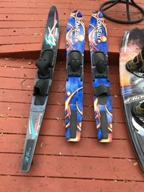 Kidder Ex RedLine Graphite 65" water ski @ $139; and Connely Super Sport Junior @ $78