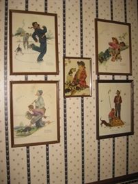 Norman Rockwell Seasons prints