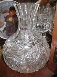 American brillance crystal decanter