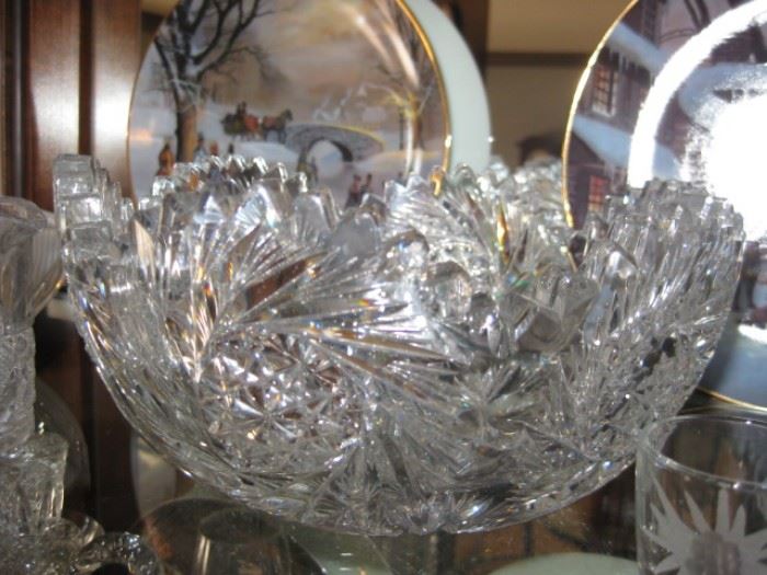 American Brilliance crystal bowl