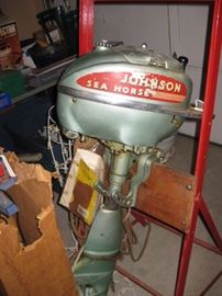Vintage Johnson Sea Horse outboard motor 