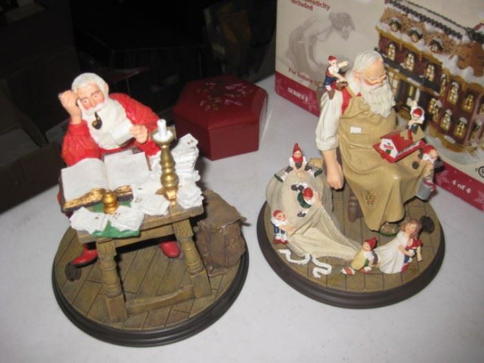 Norman Rockwell Heirloom Santa collectibles