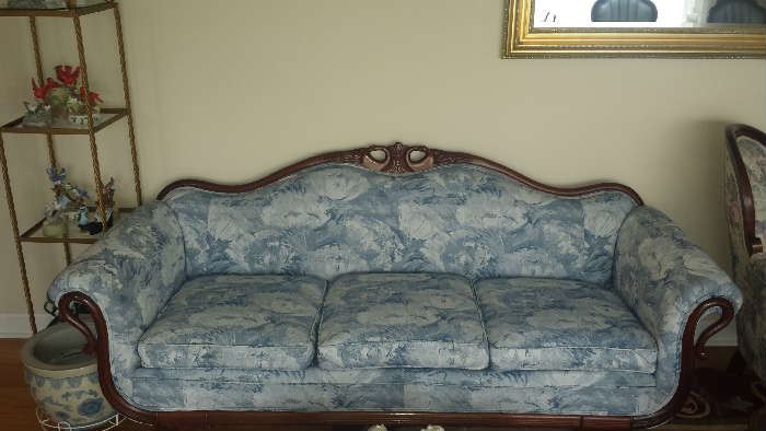 Blue Vintage Sofa 
