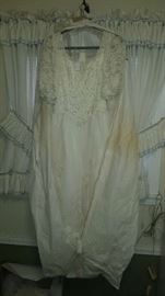 Vintage 80's Wedding Dress 