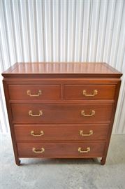 George Zee made in Hong Kong rosewood chest, 1 of 2 identical