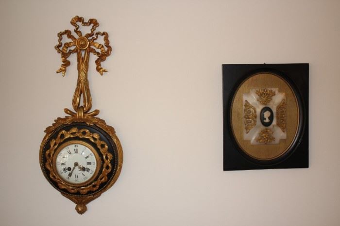 Clock and Cameo Art