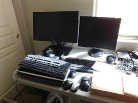 Lots of electronic stuff all over!