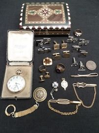 selection of gold & sterling jewelry