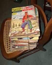 Large stack of Classics Illustrated (dated 1948 - mid-1950's)