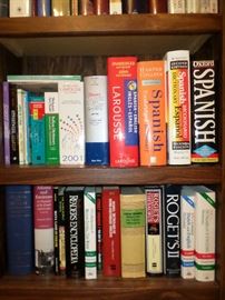 There are many, many language books & dictionaries