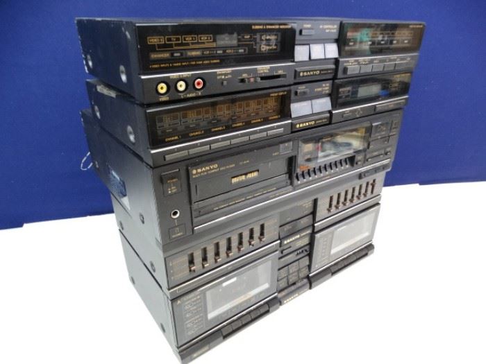 5pc Sanyo Stereo Architect Series System