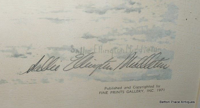 Sallie  Ellington Middleton Print