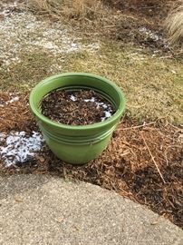 Green Outdoor Plantar pot