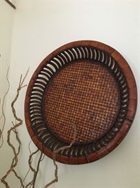 Wooden Basket Wall Art