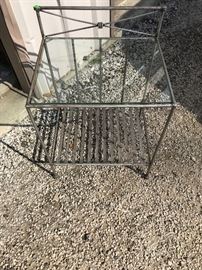 glass vesitbule table 