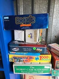 lots of board games, buy in bulk! 
