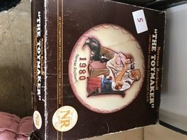 norman rockwell the toymaker limied edition plate